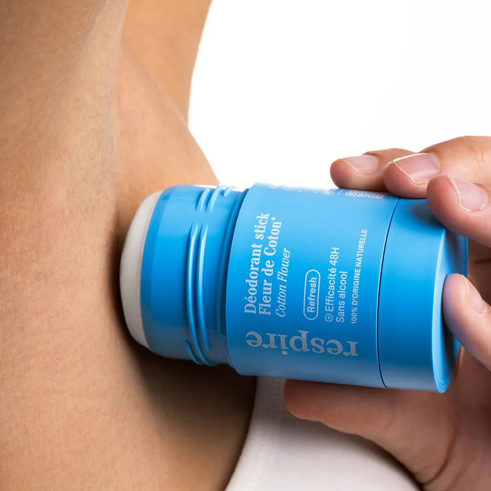 Дезодорант "Свежий ветер" Respire Deodorant stick Cotton flower, цветок хлопка, 50 г