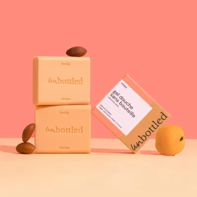 Мыло для тела "Лаванда и Лимон" Unbottled Shower Gel Without Bottle Apricot & Shea, 110 г