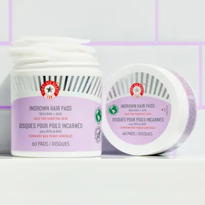 First Aid Beauty Ingrown Hair Pads диски против вросших волос, 60 шт