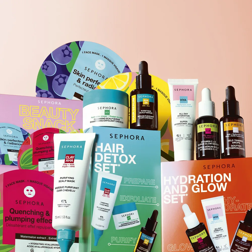 Набор для ухода за волосами Sephora Collection Cleansing and detox set, 50 мл