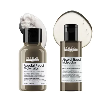 L'Oreal Professionnel Absolut Repair Molecular набор для восстановления волос шампунь и сыворотка 100 мл + 75 мл