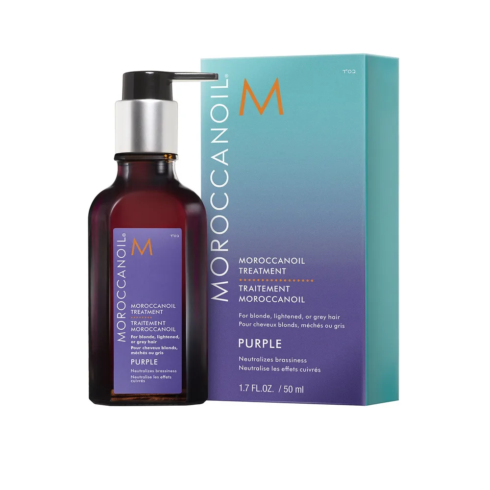 Масло для волос блонд, мелированных и седых Moroccanoil Violet Care