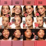 Многофункциональные тени для лица Nudestix Stax Baume Blush All Over Color, 2.5 г, оттенок Melon Sugar — фото 3
