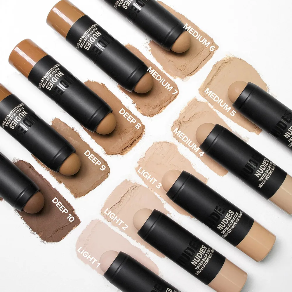 Макияж для лица - Крем-праймер "Гладкая кожа" Nudestix Nudies Tinted Blur Stick, оттенок Deep 9