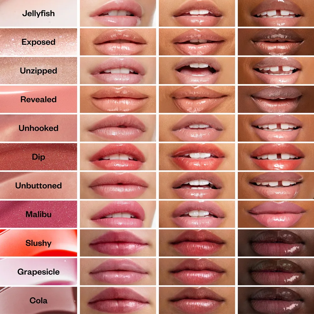 Блеск для губ, увеличивающий объем, обогащенный пептидами Kosas Wet Lip Oil, 4.6 мл, оттенок Cola