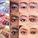 Тушь для ресниц "Гламур" Sephora Collection Mini Mix Palette: mini eyeshadow palette, оттенок Daring Blue Dusk — фото 1