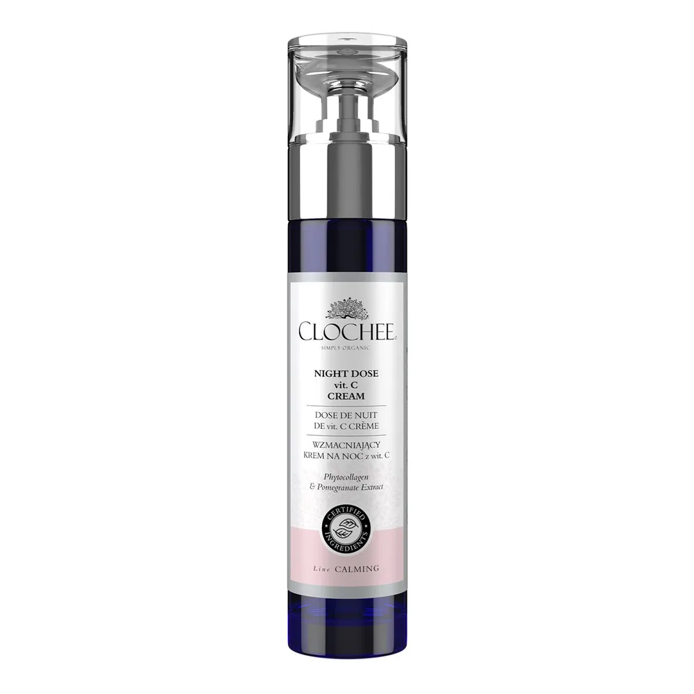 Clochee Night Dose Vit. C Cream крем для лица ночной с витамином C, 50 мл