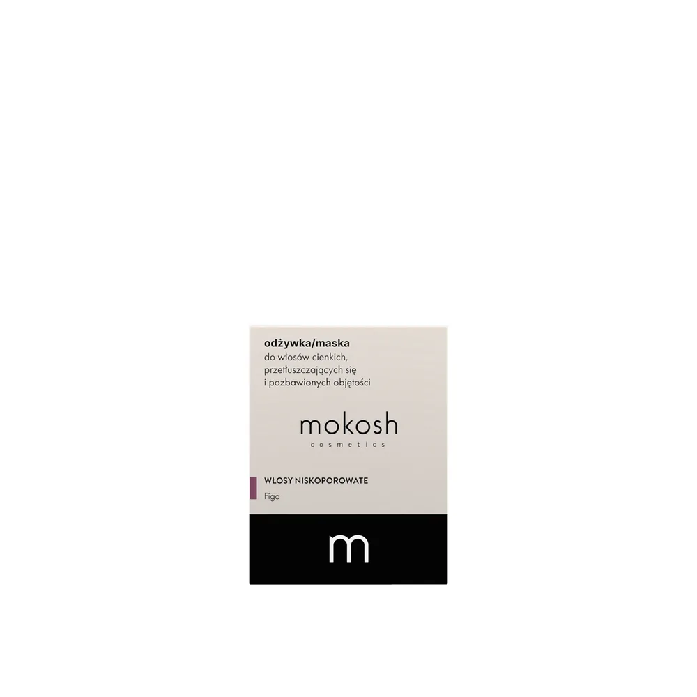 Маска для волос "Шайни и Сильк" Mokosh Hair conditioner/mask for thin, greasy, and volumeless hair., 180 мл