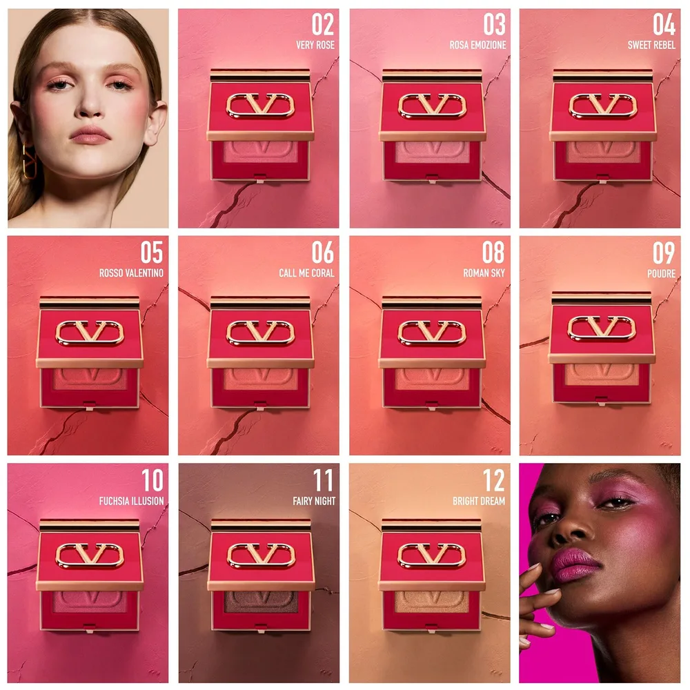 Пудра с двойным назначением Valentino Eye2Cheek, 3.6 г, оттенок 12 Bright Dream