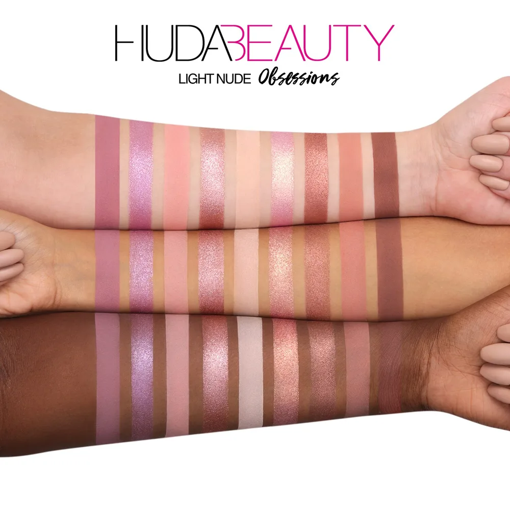 Нюдовые палетки для макияжа Huda Beauty Eye palette, 10 г, оттенок Medium