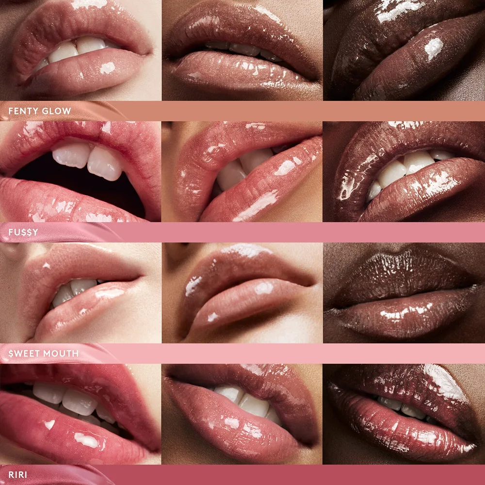 Блеск для губ с маслом ши Fenty Beauty Mini Gloss Bomb Universal Lip Luminizer, 5.5 мл, оттенок Riri