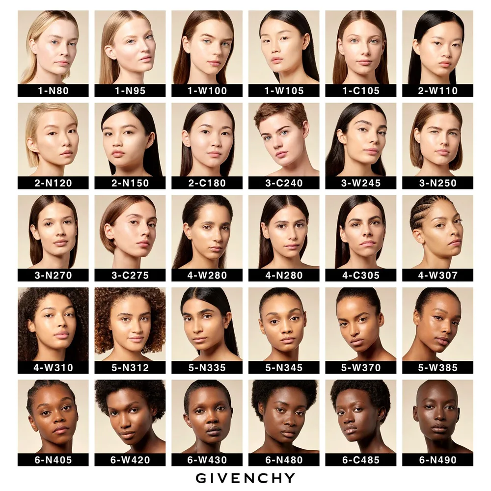 Рассветляющий уходовой тональный крем Givenchy Prisme Libre Skin-Caring Glow, 30 мл, оттенок N95