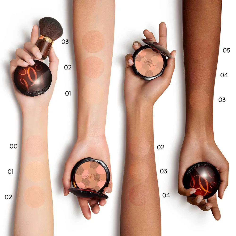 Макияж для лица - Крем-гель "Сияние кожи" GUERLAIN Terracotta Light, 10 г, оттенок 02 Moyen Rosé