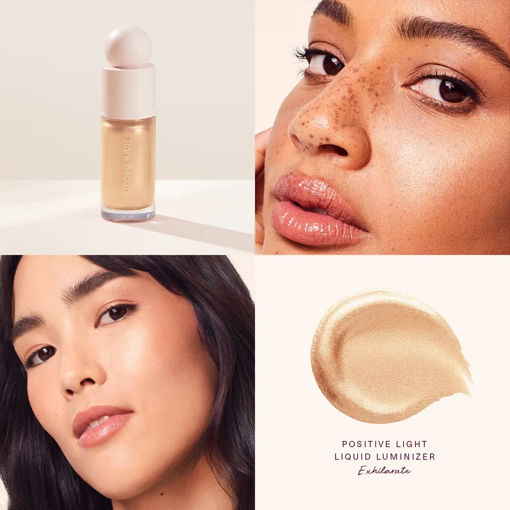 Румяна в жидкой форме Rare Beauty Positive Light Liquid Luminizer, 15 мл, оттенок Flaunt