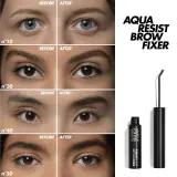 Гель для бровей 24 часа Make Up For Ever Aqua resist brow fixer, 3.5 мл — фото 2