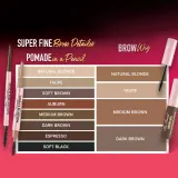 Карандаш для бровей Too Faced Super Fine Brow Detailer, 0.8 г, оттенок Dark Brown — фото 5