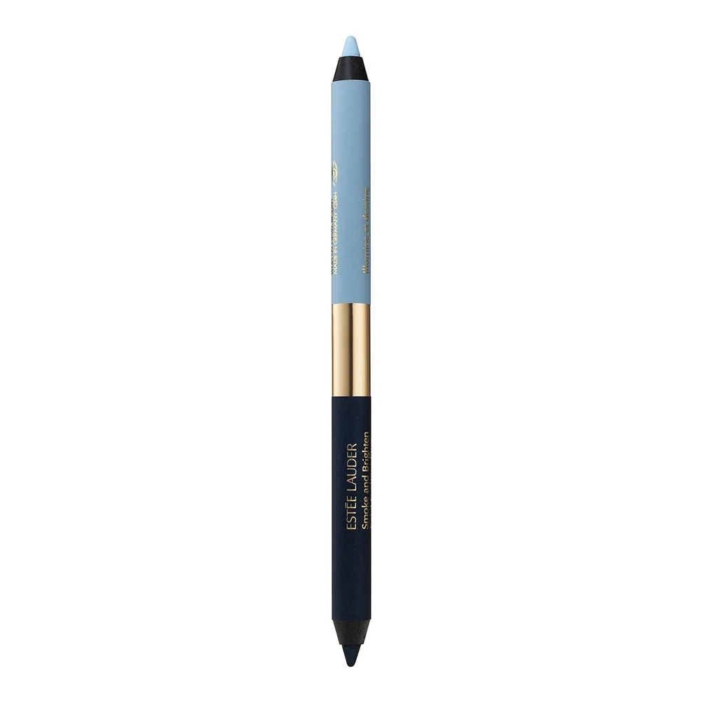 ESTEE LAUDER Smoke and Brighten Kajal Eyeliner Duo Карандаш для глаз двусторонний, 1 г, оттенок Marine / Sky Blue