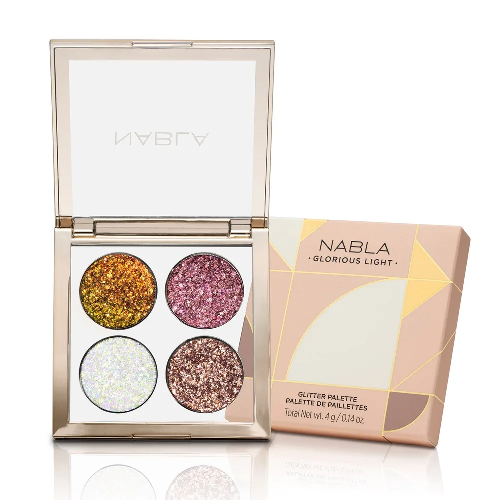 Палетка теней Nabla Glorious Glitter Palette, 4 г