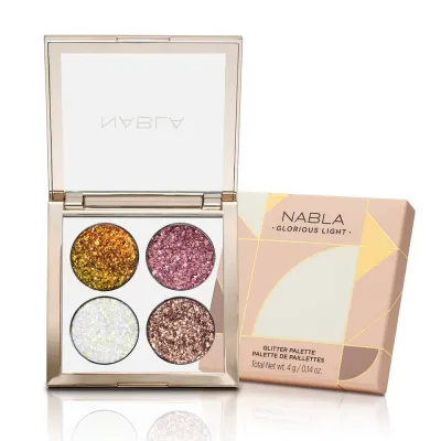 Палетка теней Nabla Glorious Glitter Palette, 4 г