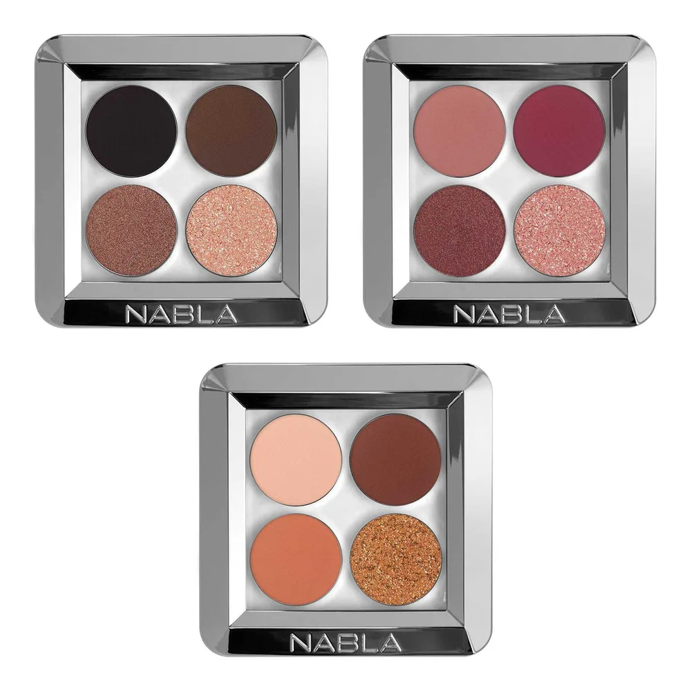 Палетка для макияжа глаз Nabla Liberty X Quad Kit, оттенок Gentle Gaze