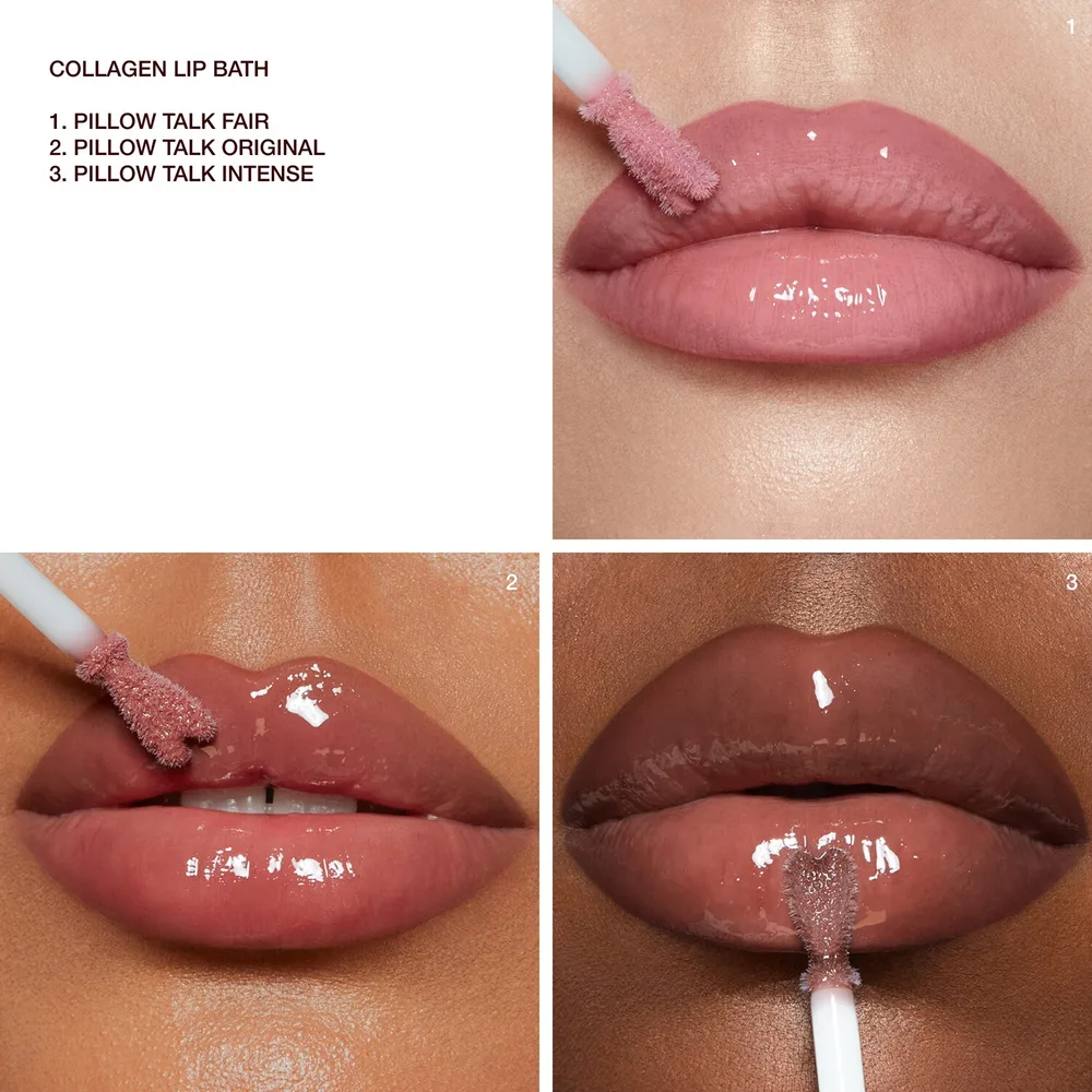 Блеск для губ Charlotte Tilbury Collagen Lip Bath, оттенок Pillow Talk Deep