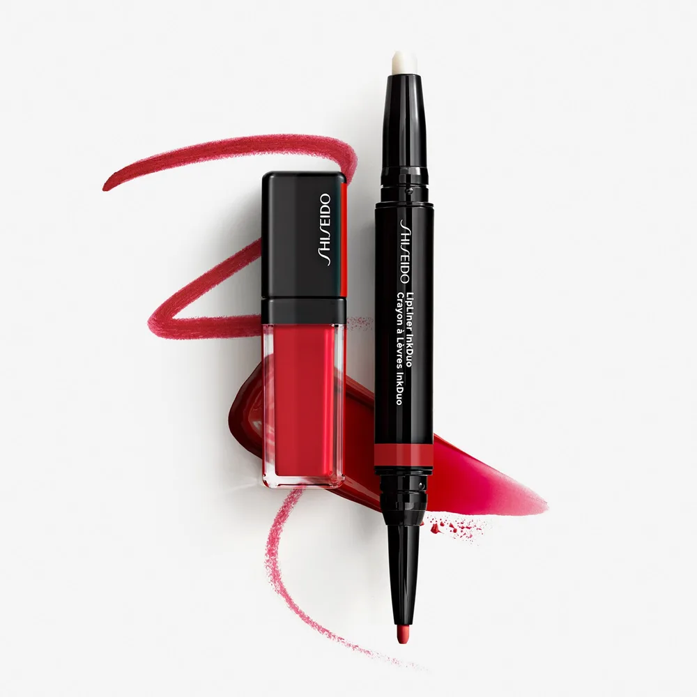Помада для губ "Нежное розовое сияние" Shiseido LIPLINER INKDUO, 1.1 г, оттенок 02 Beige