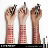 Макияж для губ - набор помад "Губы в цвету" Givenchy Le Rouge Interdit Satin, 2.7 г, оттенок Nr 117 Nude Érable — фото 2