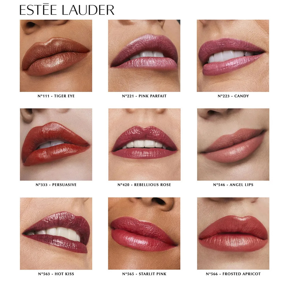 ESTEE LAUDER Pure Color Hi-Lustre Lipstick помада для губ сияющая стойкая, 3.5 г, оттенок 546 Angel Lips