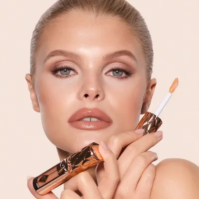 Блеск для губ, увлажняющий и увеличивающий объем Charlotte Tilbury Big Lip Plumpgasm, Nudegasm Diamonds, 5.5 мл