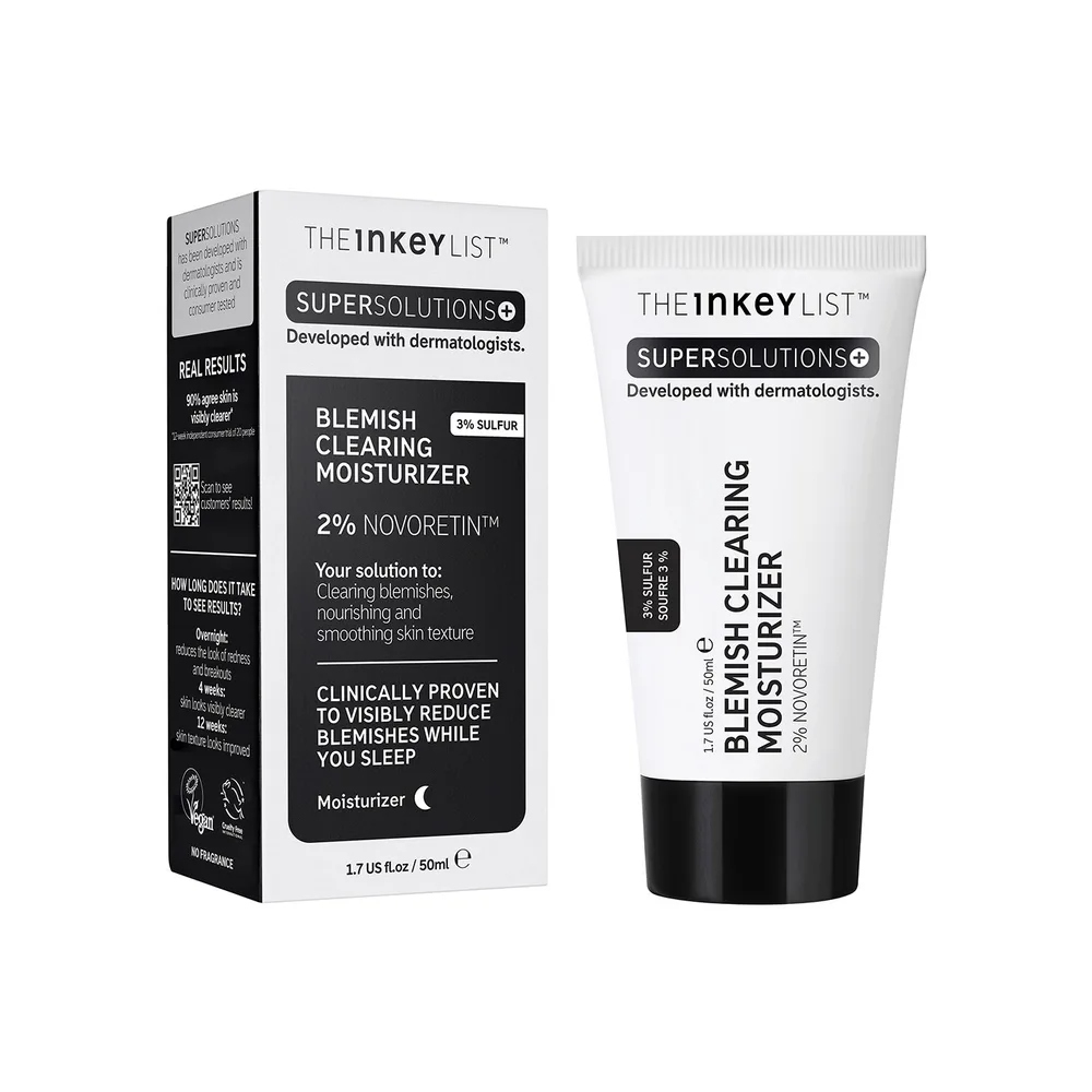 The Inkey List Blemish Clearing Moisturizer 2% NovoRetin ночной крем для лица, 50 мл