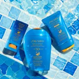 Крем для лица солнцезащитный SPF50+ Shiseido SYNCHROSHIELD, 50 мл — фото 2