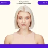 amika Bust Your Brass Blond Polaire шампунь против желтизны для светлых и седых волос 275 мл — фото 4