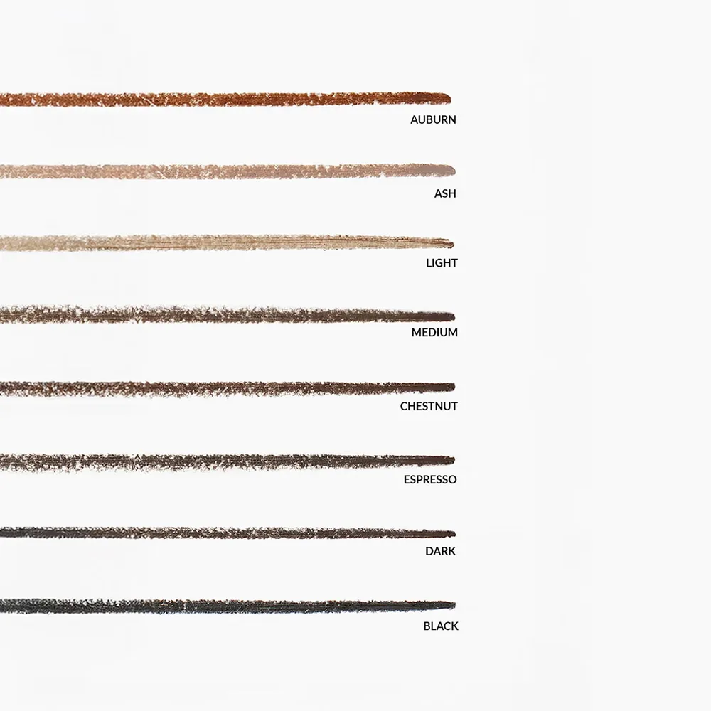 Refy Brow Pencil карандаш для бровей с тонким стержнем и щёточкой, 0,06 г, оттенок Light
