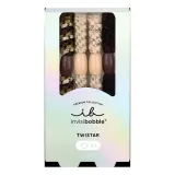 invisibobble TWISTAR PREMIUM — плетёные резинки для волос, оттенок Silver Snatch — фото 1