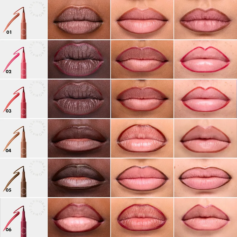 Sephora Collection Lip Tint Felt Liner карандаш-маркер для контура губ 1 мл, оттенок 05 Espresso line