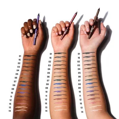 Make Up For Ever Aqua Resist Color Pencil карандаш для глаз водостойкий 01 - Whatever Black, 1.2 г
