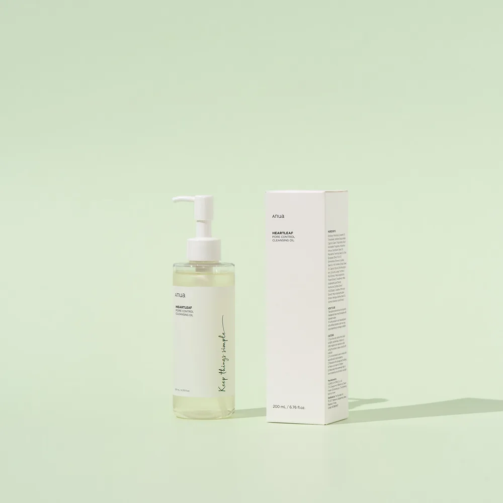 Anua Heartleaf Pore Control Cleansing Oil гидрофильное масло для снятия макияжа 200 мл