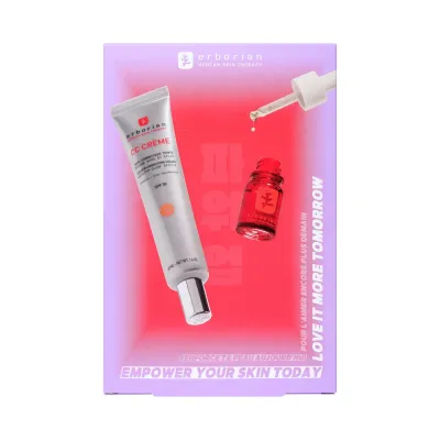Erborian CC Creme x Skin Therapy Набор для ухода за лицом, 40 мл + 10 мл
