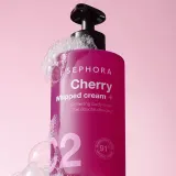 Sephora Collection гель для душа деликатный ваниль и миндальное молоко 300 мл, оттенок бамбук + роза — фото 1
