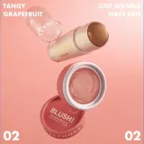 Sephora Collection BLUSH! румяна кремовые для щёк и губ 3,5 г, оттенок 04 Toasted raspberry — фото 6