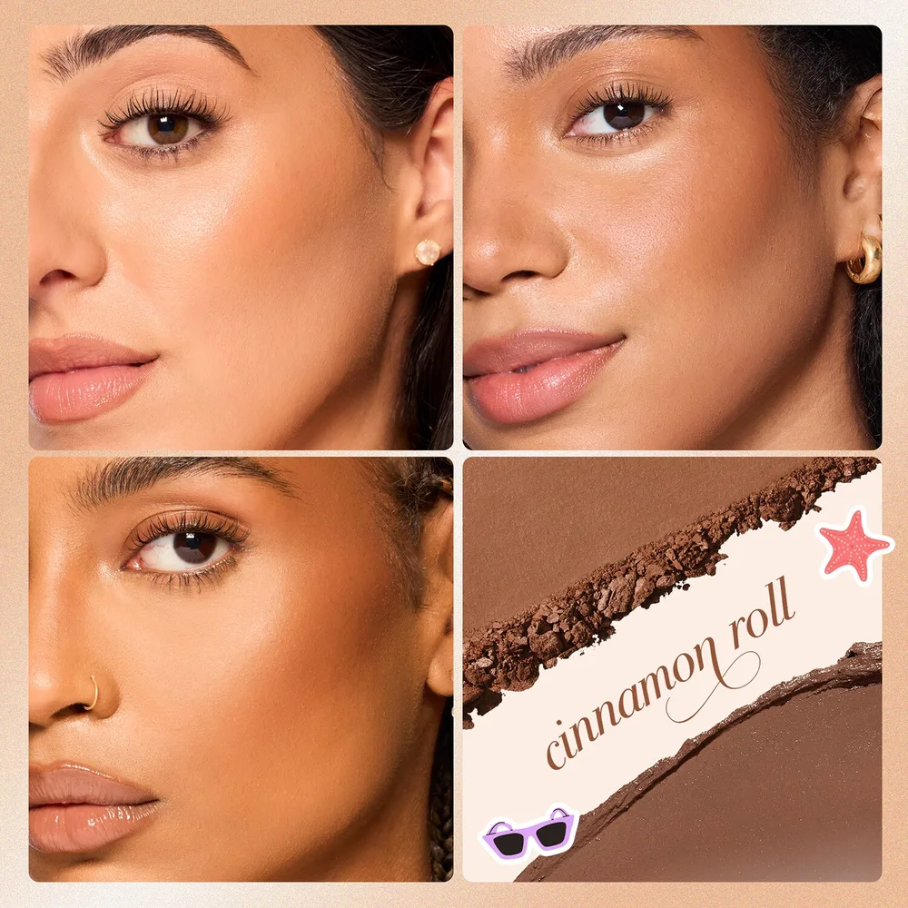 Tarte Macaron sculpt and bronze duo дуэт бронзеров кремовый и пудровый, 7.8 г, оттенок Brown Sugar