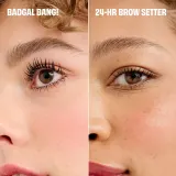 Benefit Cosmetics Pop, Lock and Lash It набор мини-формата: тушь BADgal BANG и гель для бровей 24-HR Brow Setter, 4 г + 3.5 мл — фото 1