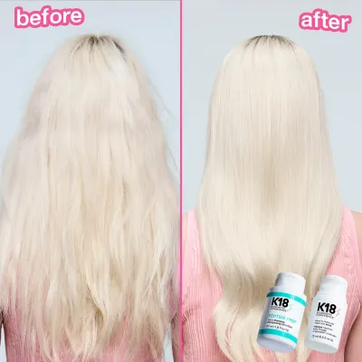 K18 Damaged Hair Rescue Set набор для поврежденных волос из 3 средств 15 мл + 47 мл + 53 мл