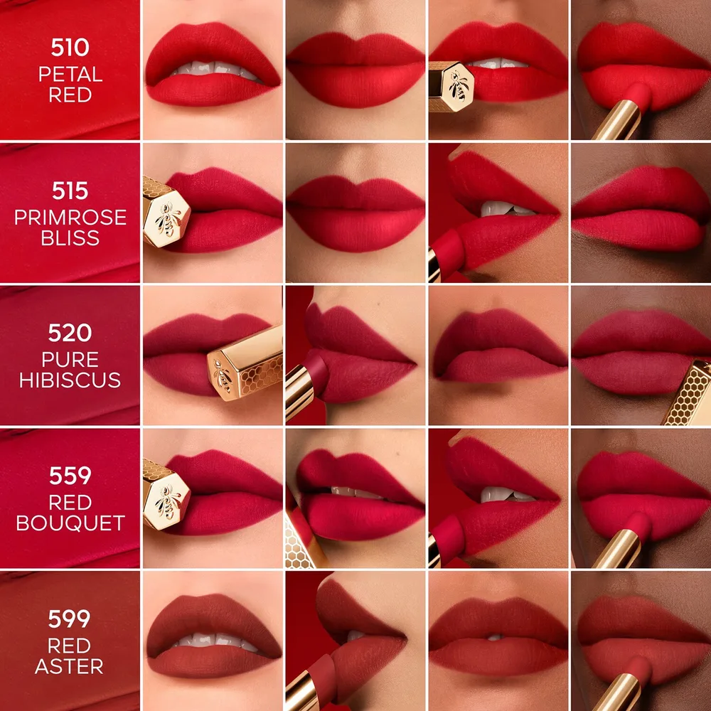 GUERLAIN KissKiss сменный блок насыщенной помады с мёдом, 1.85 г, оттенок 837 DEEP IRIS