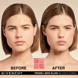 Givenchy Prisme Libre Blush рассыпчатые румяна 4 оттенка в одном N01 Mousseline Lilas 4,5 г, оттенок N03 - Voile Corail — фото 1