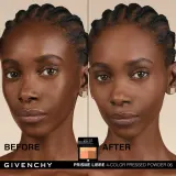 Givenchy Prisme Libre Pressed Powder пудра для лица компактная матирующая N05 Popeline Mimosa, 7 г, оттенок N03 - Voile Rosé — фото 2
