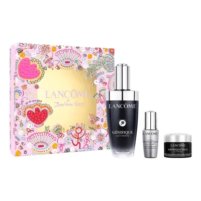 LANCOME Genifique Serum MDay набор для ухода за лицом сыворотка и уход для кожи вокруг глаз 50 мл + 5 мл + 5 мл