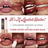 Charlotte Tilbury Hyaluronic Happikiss бальзам для губ 2,4 г, оттенок Pillow Talk — фото 3