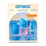 amika Hydro Dream набор для увлажнения волос шампунь кондиционер несмываемый уход маска 3 x 60 мл + 30 мл — фото 1