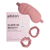 Phlov Sleep-In Beauty Набор маска для сна и две резинки для волос из веганского шёлка 1 шт, 1pce — фото 1